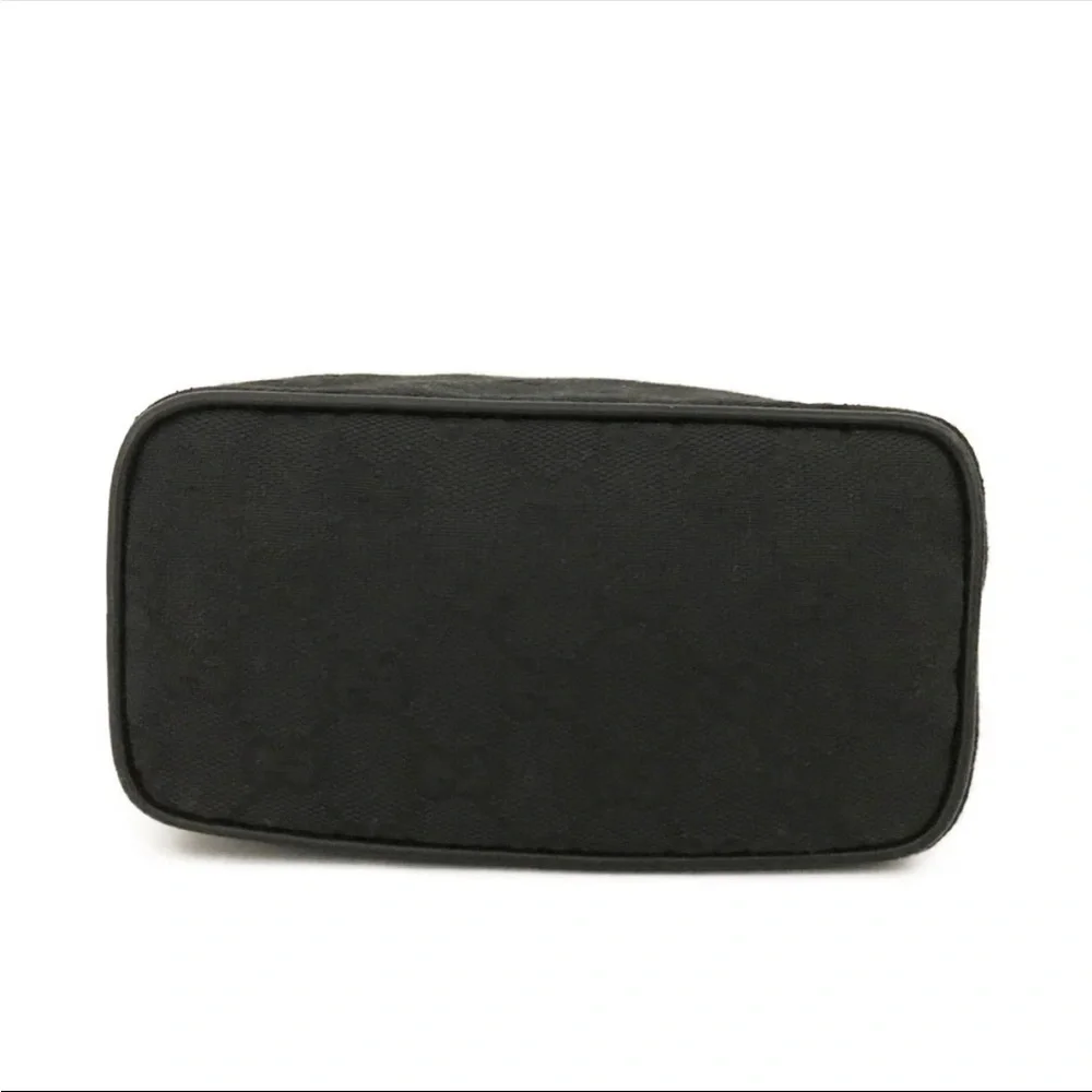 Gucci GG Canvas Wristlet / Accessory Pouch Black Vintage Auth. - Picture 5 of 13